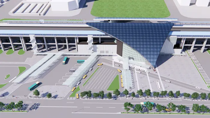 台灣高鐵新竹站前廣場整修工程（8/10）