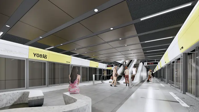 高雄捷運捷黃線Y08站統包工程（1/7）